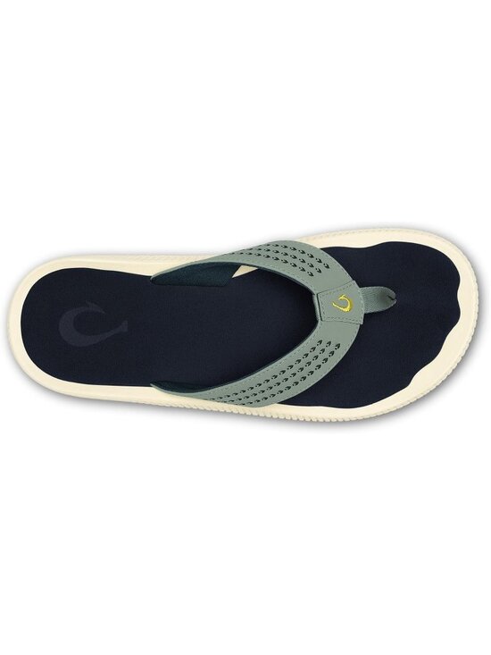 Men Sea Green Beach Sandals Water Resistant Flip Flops Arch Support&Comfort Fit